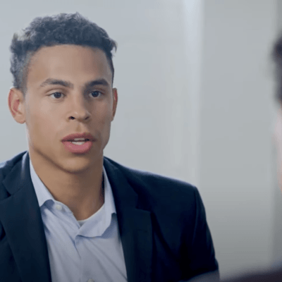 Young business man talking